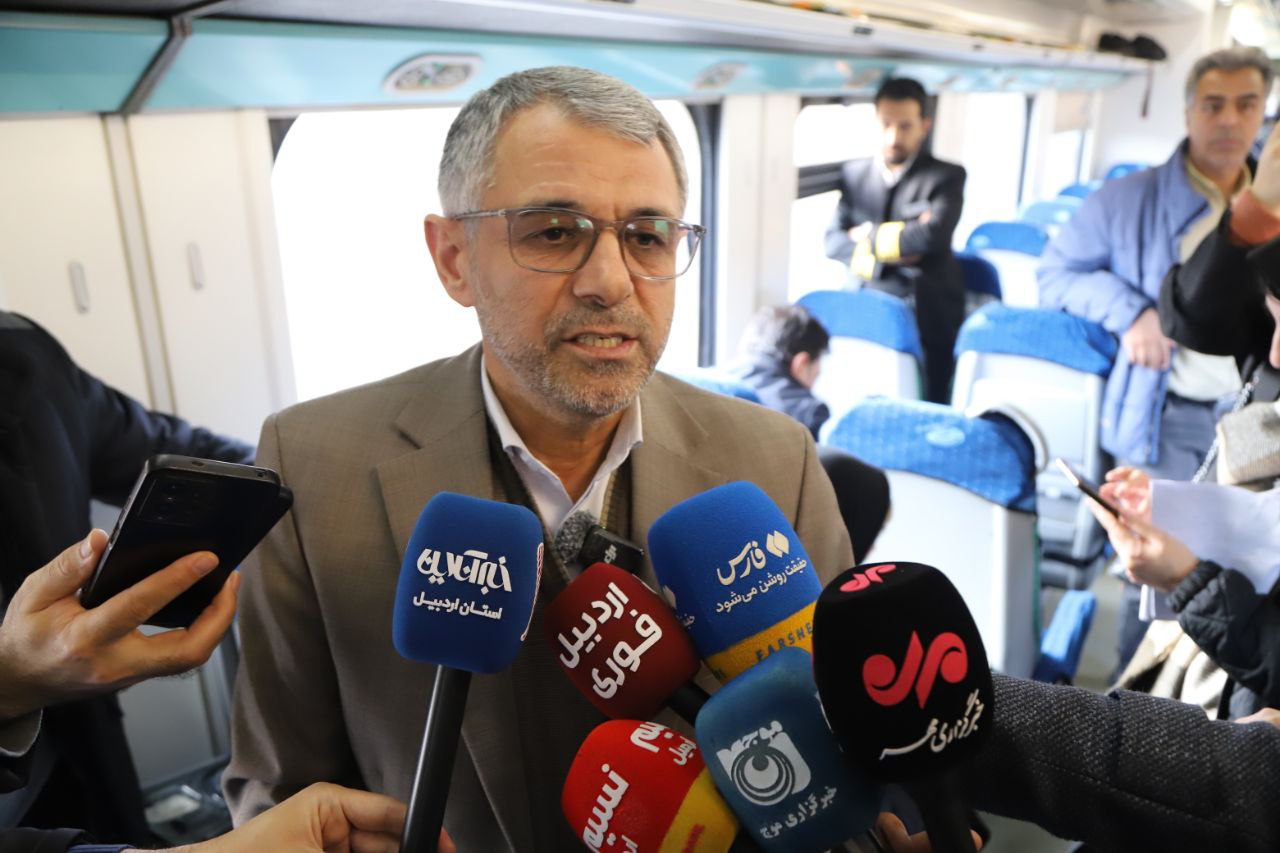 بهره‌برداری آزمایشی از راه‌آهن اردبیل - میانه